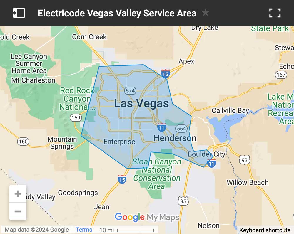 Electricode Service Area Map