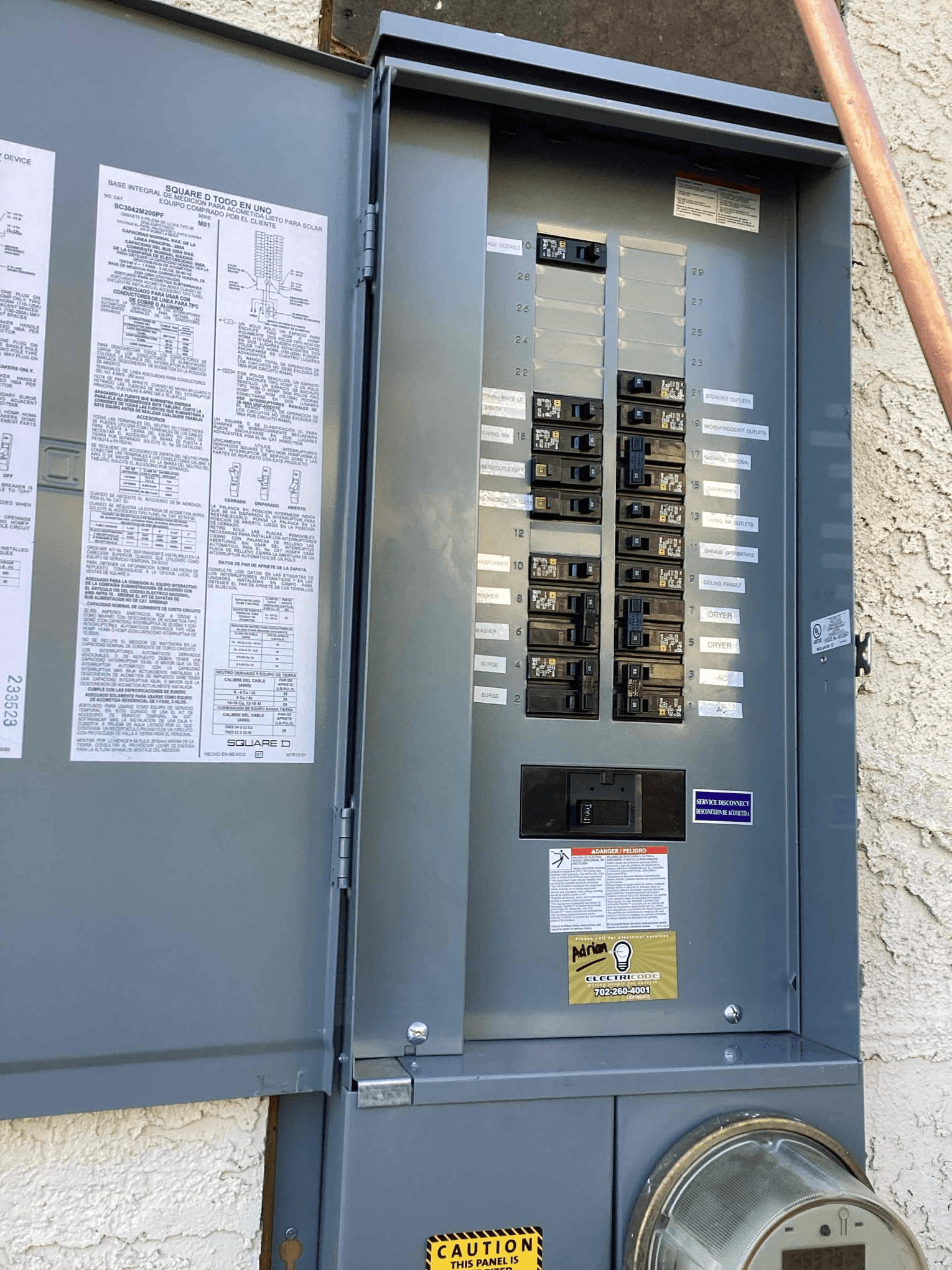 Electrical Breaker Panel Labeling