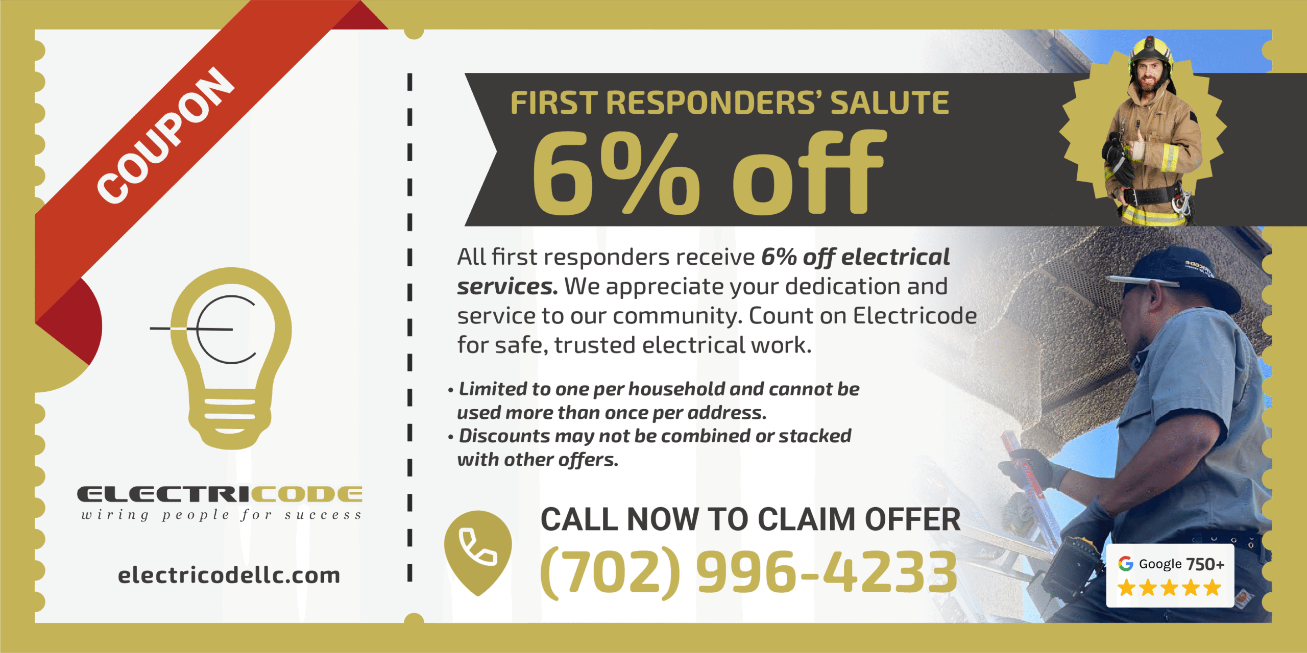 ELECTRISAVE $50 DISCOUNT